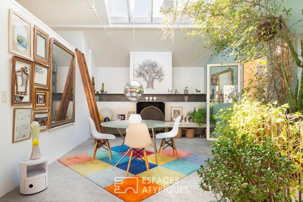 Loft bohème en duplex avec terrasse