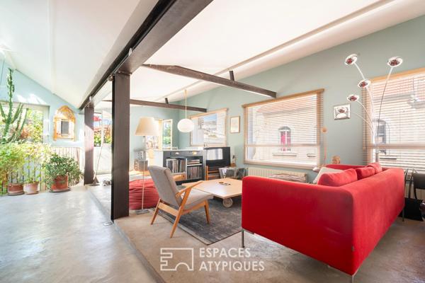 Loft bohème en duplex avec terrasse