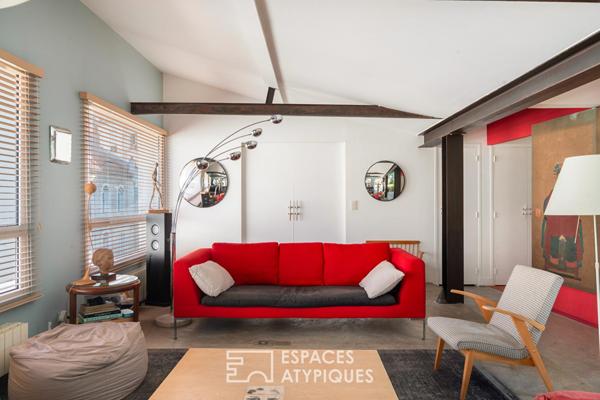 Loft bohème en duplex avec terrasse
