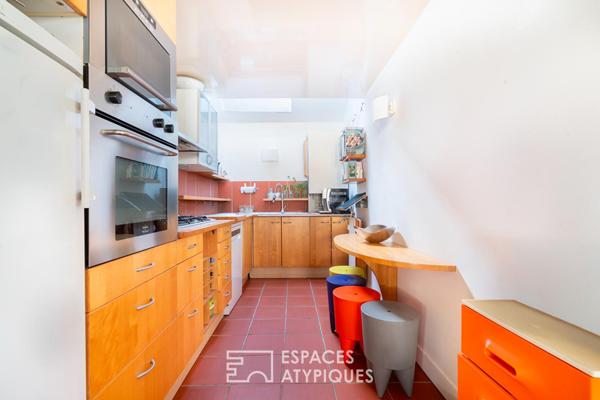 Loft bohème en duplex avec terrasse