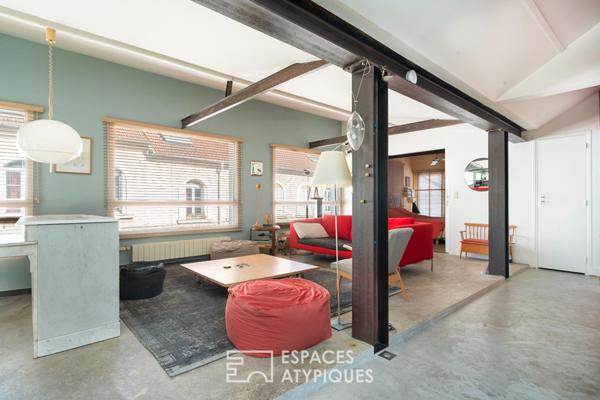 Loft bohème en duplex avec terrasse
