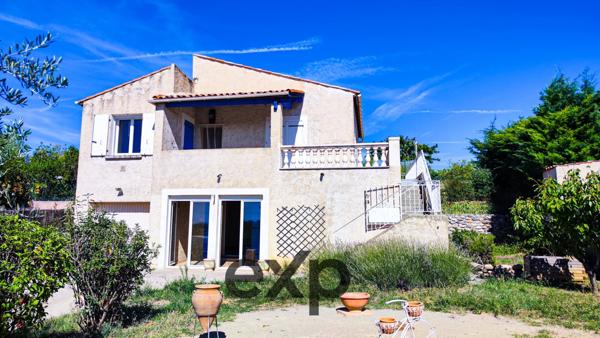 Maison individuelle avec deux logements et vue panoramique – Puimichel (04700)