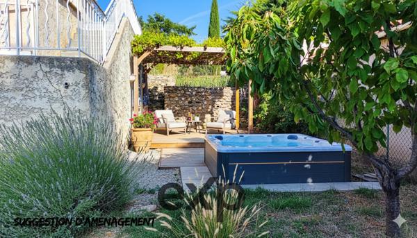 Maison individuelle avec deux logements et vue panoramique – Puimichel (04700)