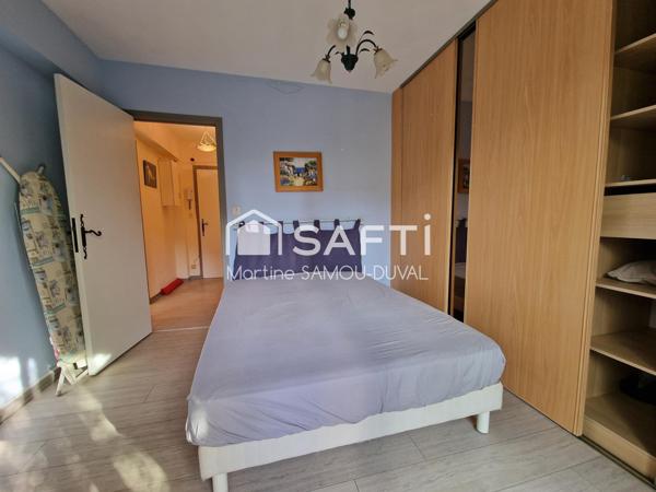 Sablettes/Tamaris T2 en rez de jardin plus parking  proche de la plage, des transports et commerces