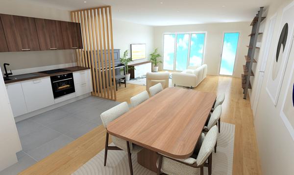 appartement T5 lumineux de 102 m² avec terrasse