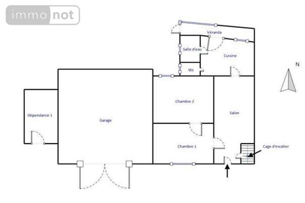 Maison à vendre à Ingrandes-Le-Fresne-sur-Loire dans le Maine-et-Loire (49123), ref : 49019-3378