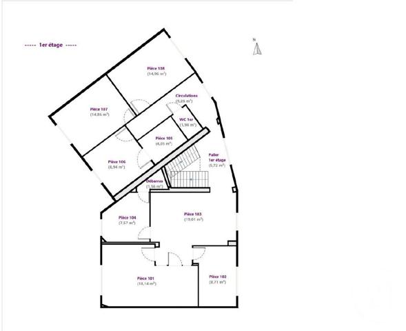 Immeuble à vendre  494 m2 PARIS - 75013