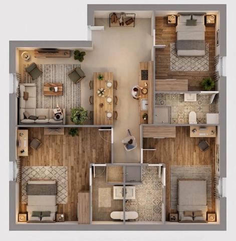 Appartement Orleans 4 pièces 98.87 m2 à aménager