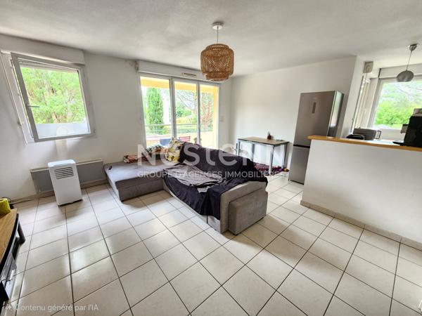 Appartement 2 pièces à Castanet Tolosan, proximité lac, parking, terrasse 51.25m²