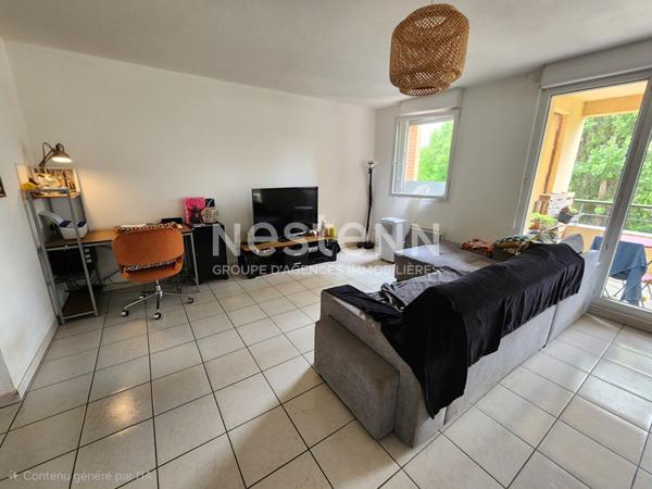 Appartement 2 pièces à Castanet Tolosan, proximité lac, parking, terrasse 51.25m²