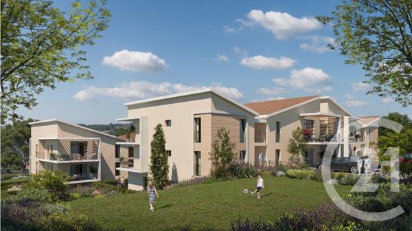 Appartement F3 à vendre  3 pièces - 65,08 m2 VALBONNE - 06