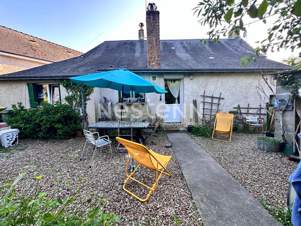 Vente maison de charme de 55 m² avec terrain clos à Chahaignes (72340), calme, verdure et authenticité