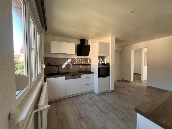 3%COM Magnifique appartement F3 87m2 rénové avec cave et garage  Brumath (67170)