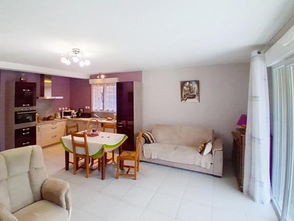 Appartement T2 de 52 m²  lumineux avec jardin et garage – Morestel (38510)