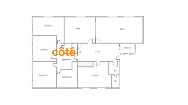 Vente Appartement99,3 m² - 6 Pièces - SAINT LO (50000)
