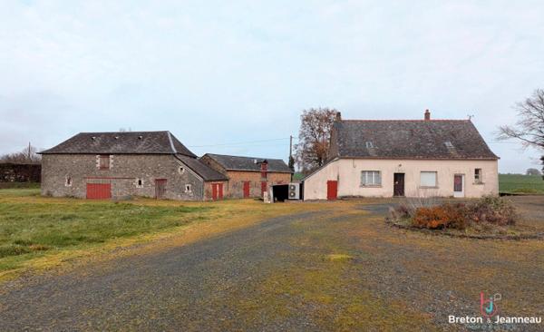 Corps de ferme sur 3 ha 39 secteur Vaiges