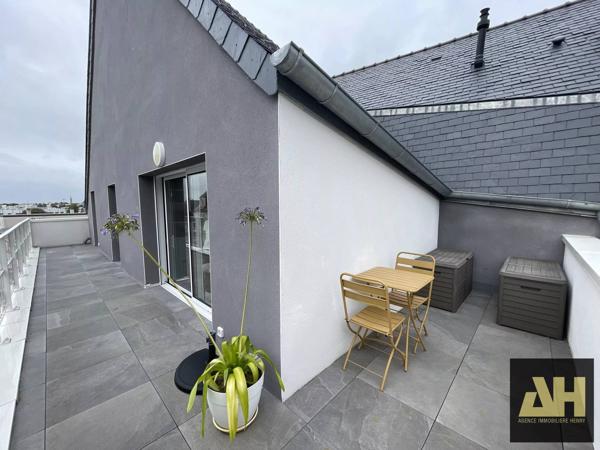 EXCLUSIVITE BREST - BEL APPARTEMENT T3 AVEC GRANDE TERRASSE ET PARKING PRIVÉ COUVERT - RÉSIDENCE RÉCENTE DE STANDING - ASCENSEUR