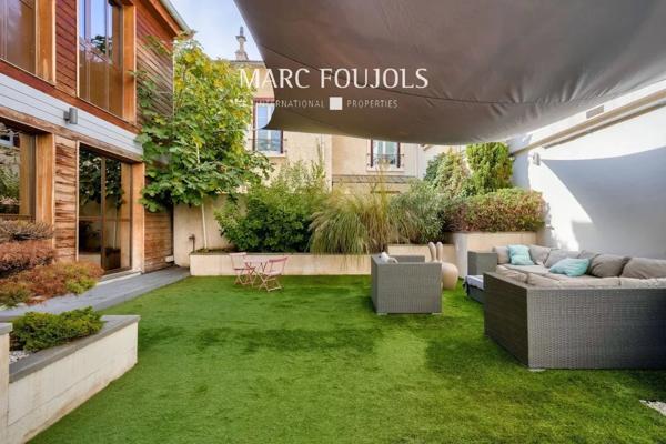 Courbevoie : maison style loft avec jardin