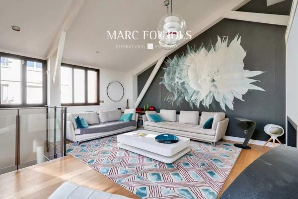 Courbevoie : maison style loft avec jardin
