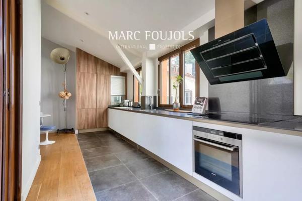 Courbevoie : maison style loft avec jardin
