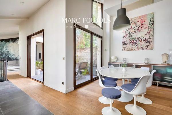 Courbevoie : maison style loft avec jardin