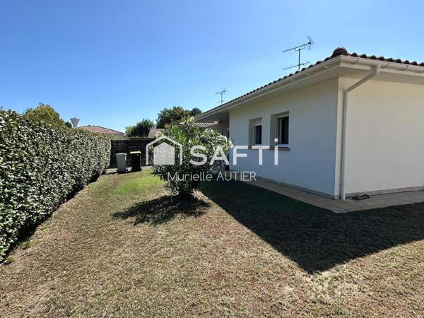 Maison plain-pied de 80 m² -  Proche centre du Pian Médoc