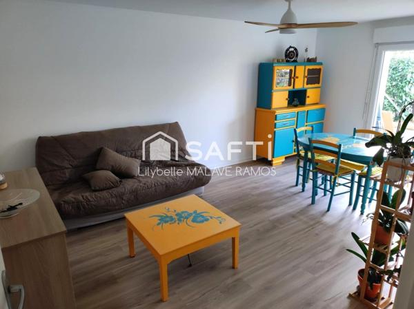 Appartement T2 avec terrasse et parking couvert