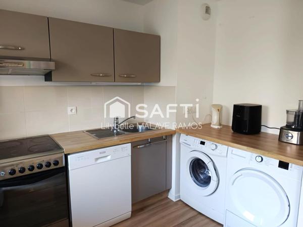 Appartement T2 avec terrasse et parking couvert