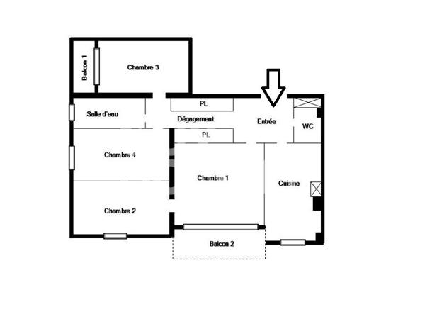 À vendre : Appartement 4 pièces à Épinay-sur-Seine