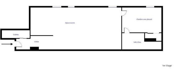 Appartement 2 pièces - 44600 Saint-Nazaire