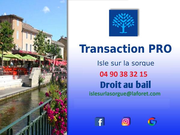 Achat fonds de commerce L'Isle-sur-la-Sorgue - 85 m² - 77 000 €