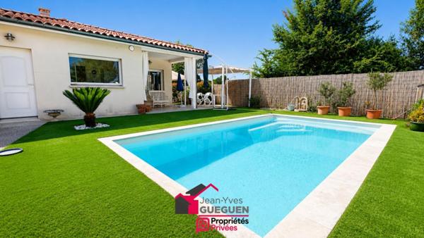 MAISON DE PLAIN-PIED RENOVEE DE 132 M² AVEC PISCINE ET VUE EXCEPTIONNELLE SUR LE LAURAGAIS