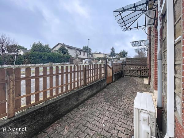 La Talaudière - T2/T3 en bon état/Chauffage ind/Terrasse/Garage