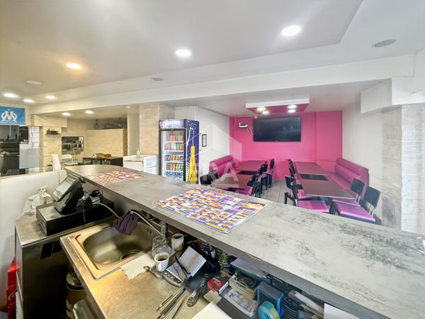 Fonds de commerce restauration rapide - 70 m2 - Marseille 8eme