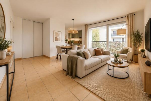 Appartement Meyzieu 3 pièces 62.5 m2 + balcon + parking - centre ville , Meyzieu