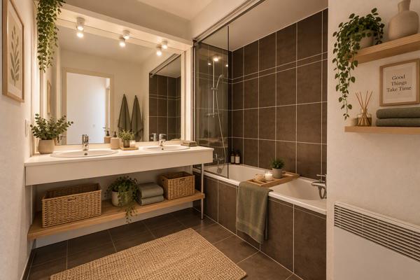 Appartement Meyzieu 3 pièces 62.5 m2 + balcon + parking - centre ville , Meyzieu