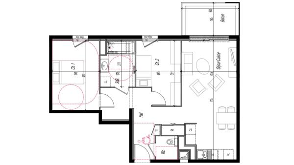 Appartement à vendre 3 pièces 62 m² Clermont-Ferrand