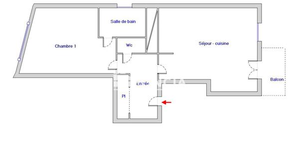 Location Appartement 2 pièces 45.02 m² - Toulouse 31500