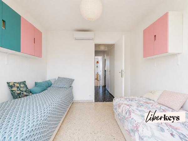 T3 lumineux de 56 m² avec loggia, cave et stationnement libre – Mazargues, Marseille 8ème