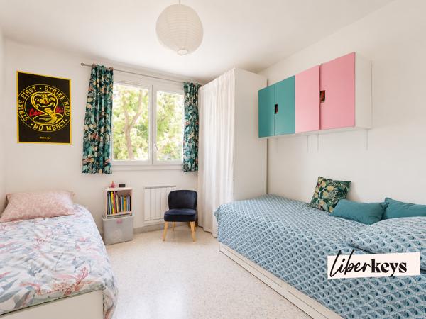T3 lumineux de 56 m² avec loggia, cave et stationnement libre – Mazargues, Marseille 8ème