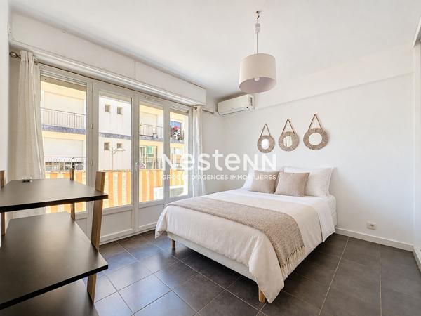 Golfe-Juan - 2P - 49m² - Proche mer - Balcon - Refait à neuf - Sud - Cave
