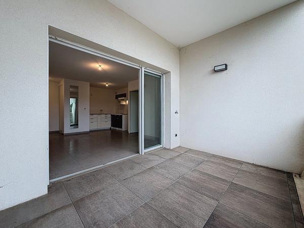MONTPELLIER - OUEST (34) - Appartement à vendre 2 pièces 42 m2 - 1er et dernier étage - Terrasse couverte de 8 m2