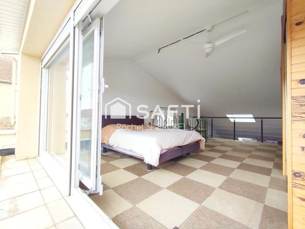 Charmante maison avec 4 chambres, 1 bureau, garage, jardin et véranda