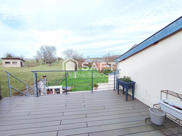 Charmante maison avec 4 chambres, 1 bureau, garage, jardin et véranda