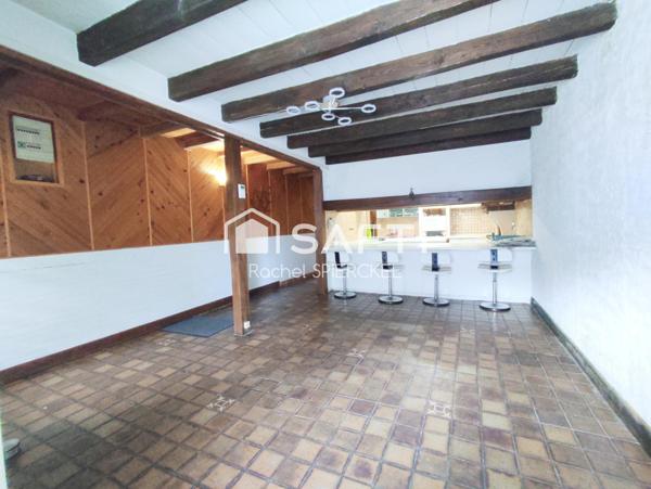 Charmante maison avec 4 chambres, 1 bureau, garage, jardin et véranda