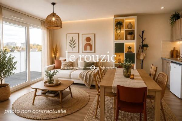 VANNES OUEST – BEAU T2 AVEC VUE DEGAGEE