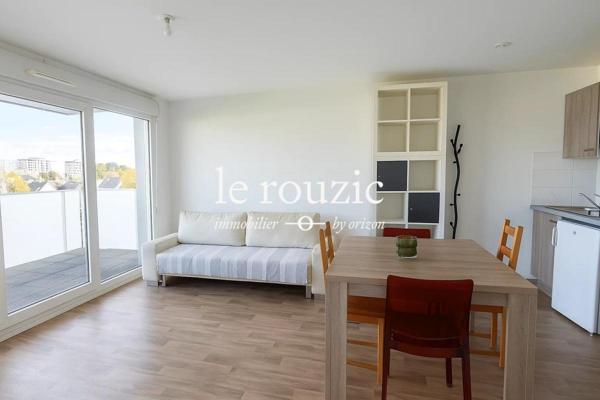 VANNES OUEST – BEAU T2 AVEC VUE DEGAGEE