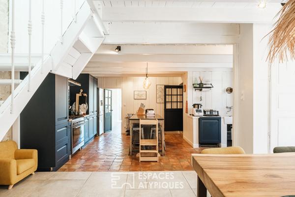 Charentaise de charme en coeur de village