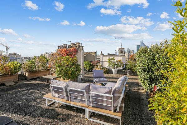 Rooftop au coeur de Neuilly Sur Seine.