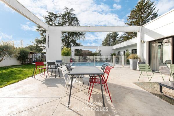 Villa d’architecte contemporaine avec piscine